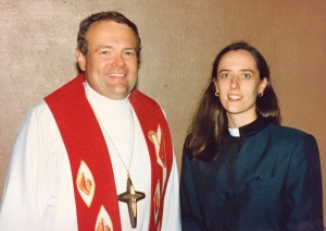 Ordination - June 25, 1995 - with the bishop who ordained me, The Rev. E. Roy Riley, Jr.