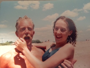 at the beach, 1979